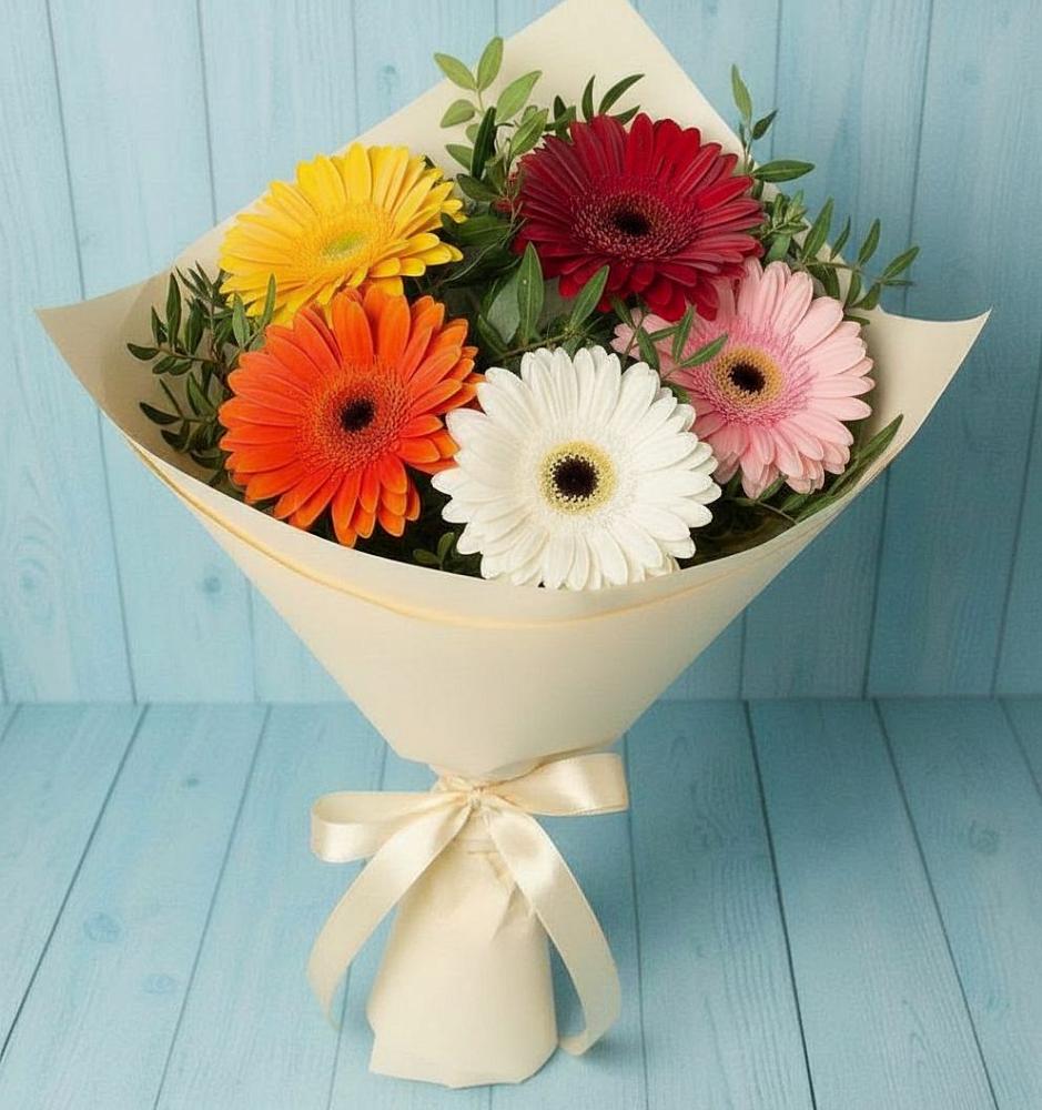 Букет цветов из: Герберы в Армавире
