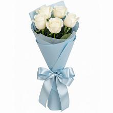 Букет 5 Белых роз Проуд #REPLACE_PRED# Армавире
