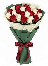 Букет Микс из красных и белых роз #REPLACE_PRED# Армавире