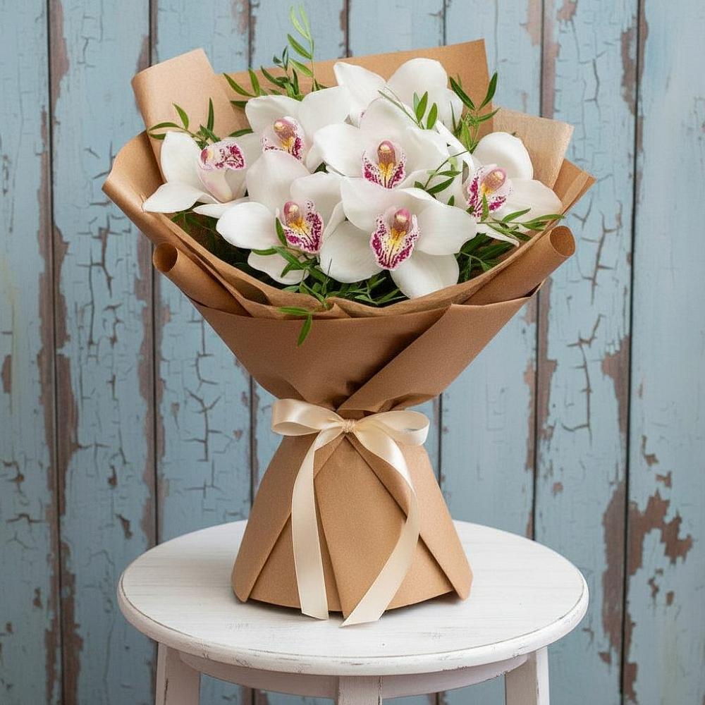 Букет цветов из: Орхидеи и Розы в Армавире