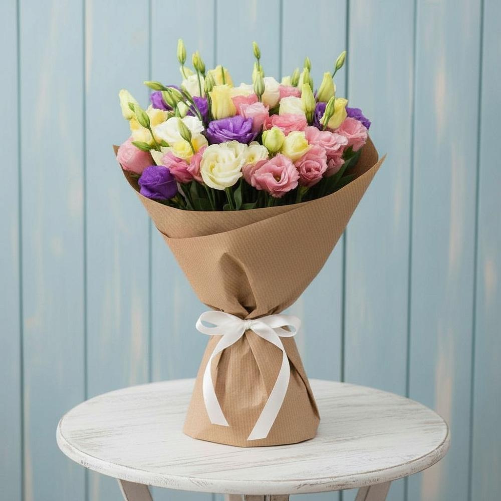 Букет цветов из: Лизиантусы в Армавире