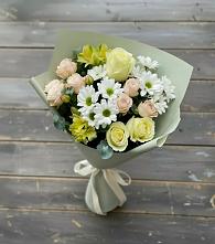Букет цветов из:  Альстромерии, Розы и Хризантемы #REPLACE_PRED# Армавире