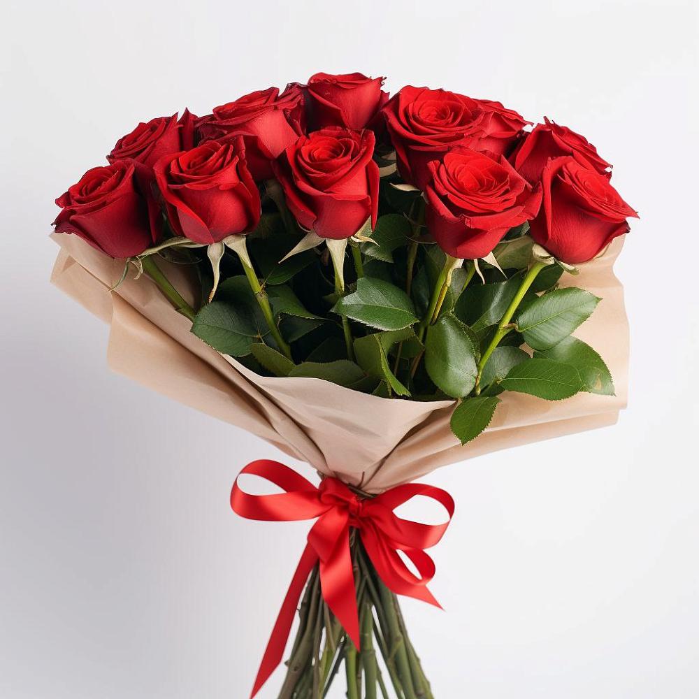 Букет 11 Красных роз Эдлесс Лав в Армавире