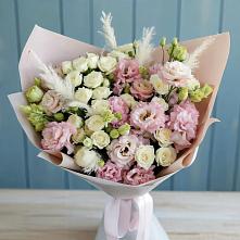 Букет цветов из:  Альстромерии и Розы в Армавире