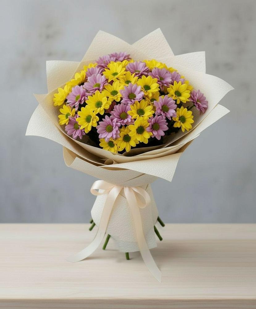 Букет цветов из: Хризантемы в Армавире